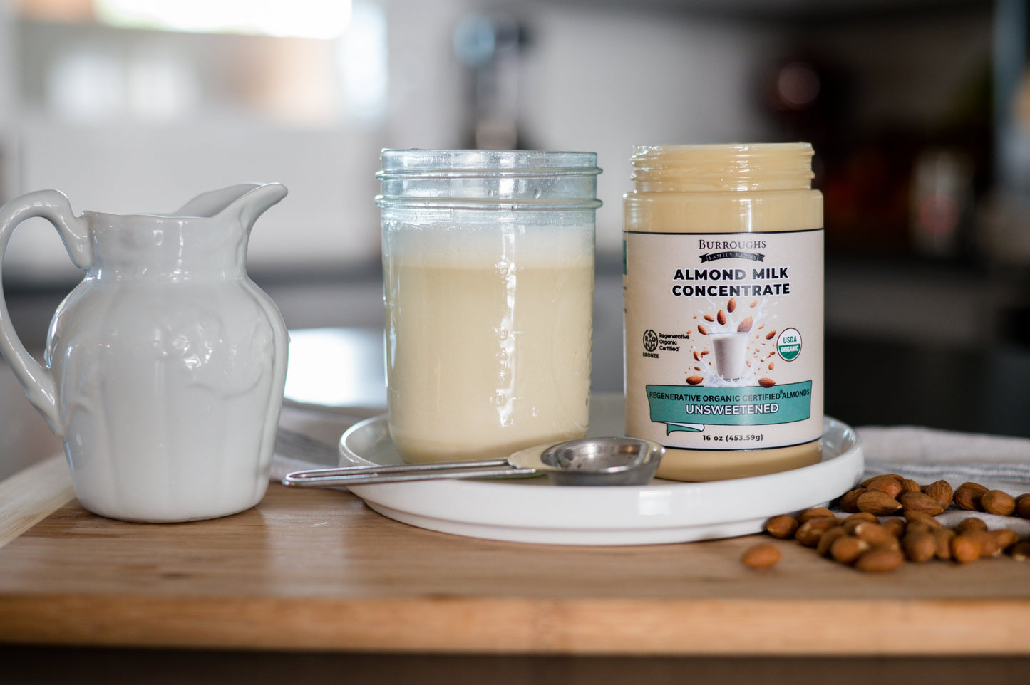 Regenerative Organic Almond Milk Concentrate