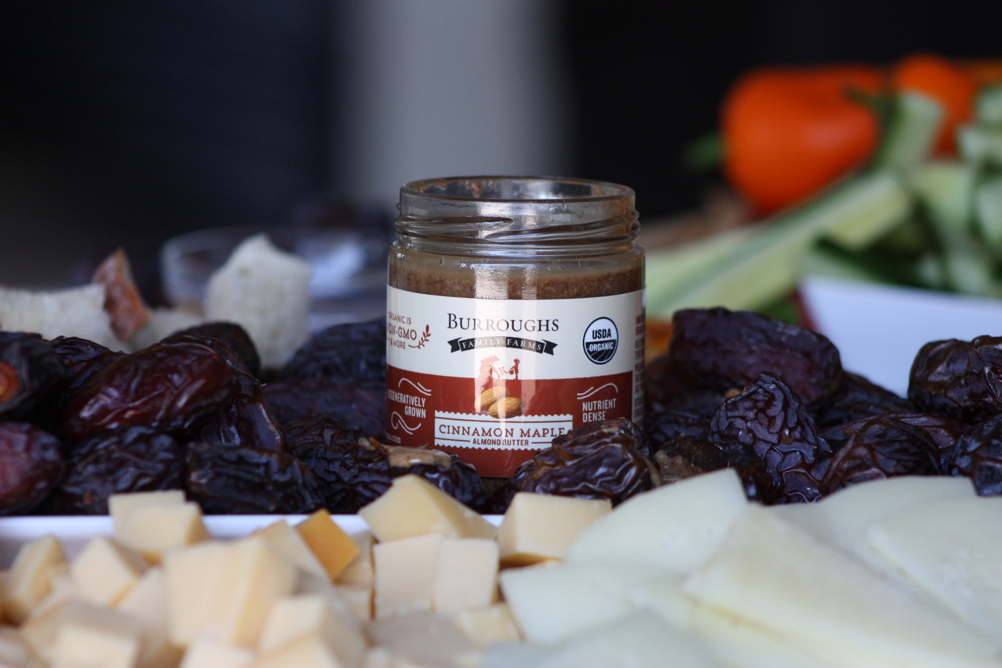 Regenerative Organic Cinnamon Maple Almond Butter
