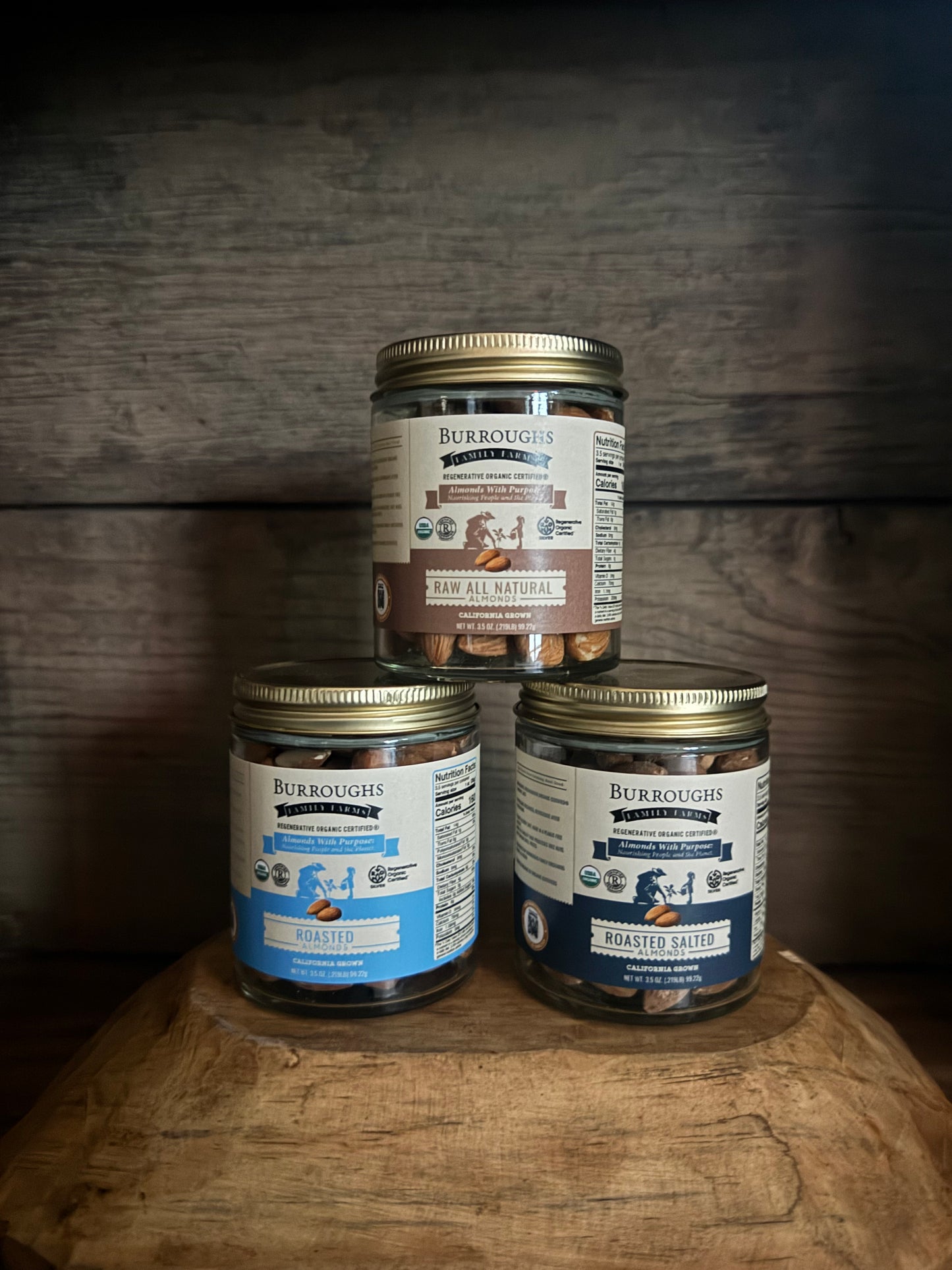 Regenerative Organic Almond Trio Gift Box