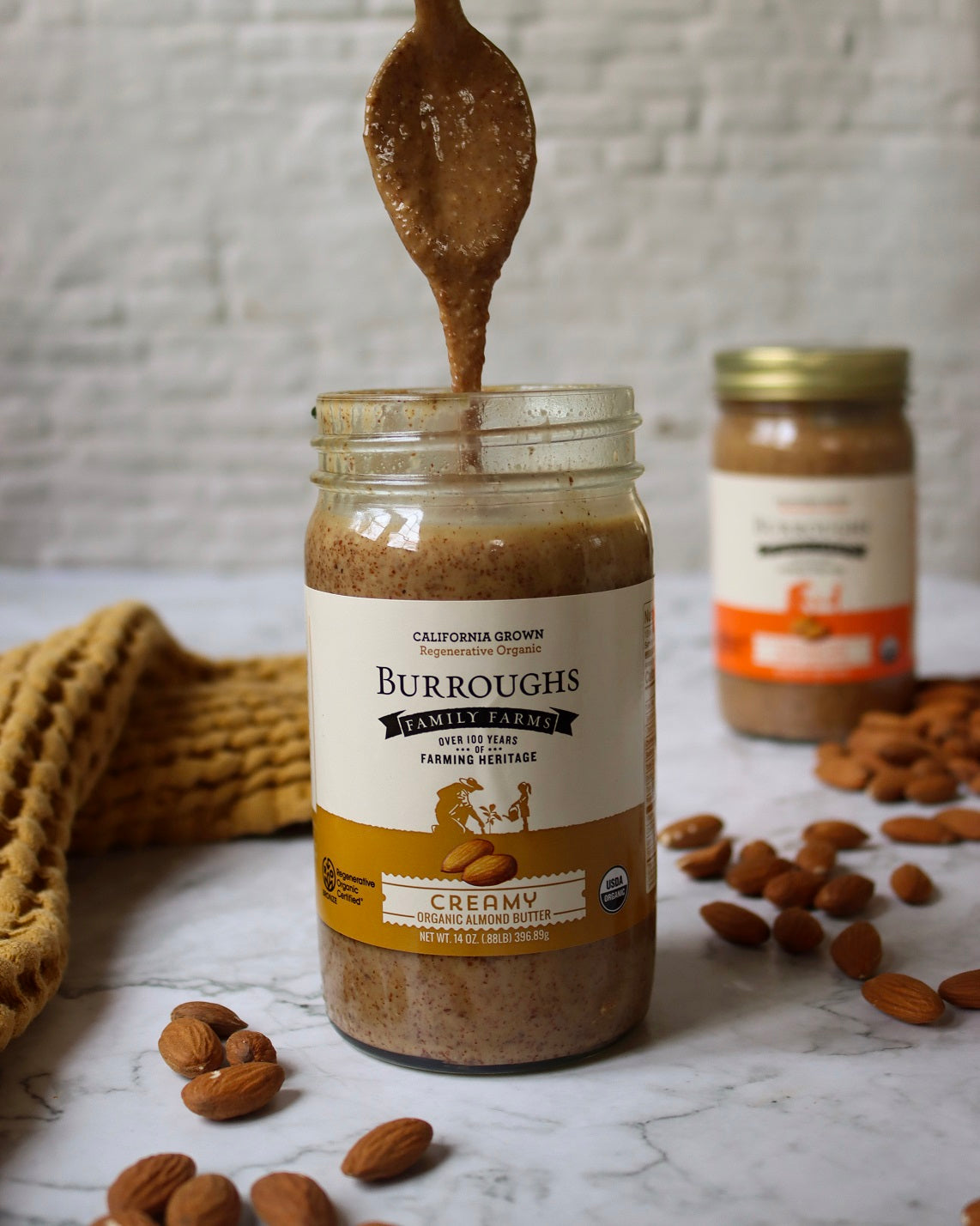 Regenerative Organic Creamy Almond Butter