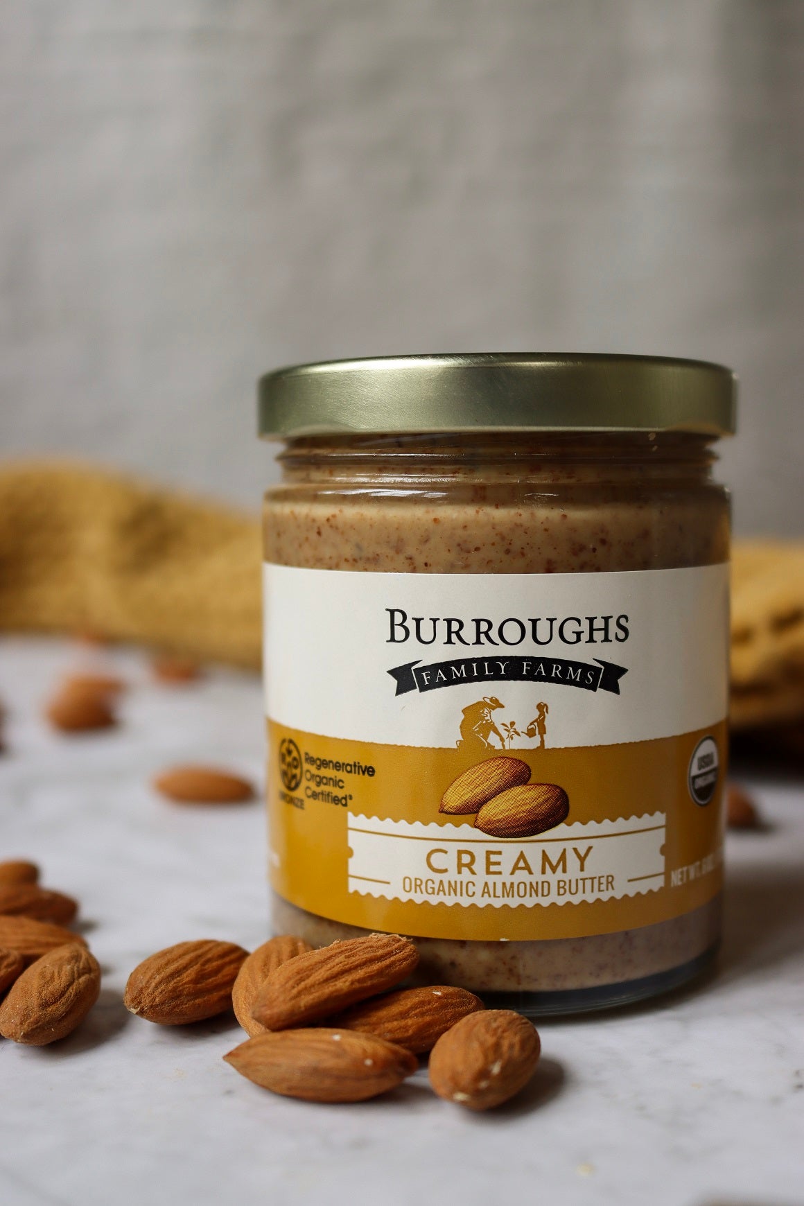 Regenerative Organic Creamy Almond Butter