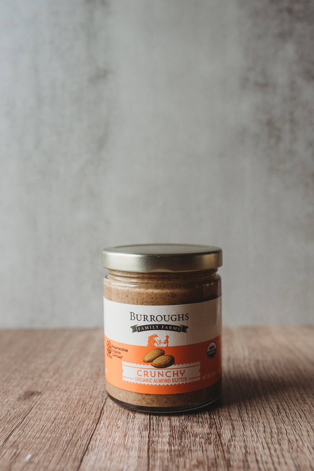 Regenerative Organic Crunchy Almond Butter