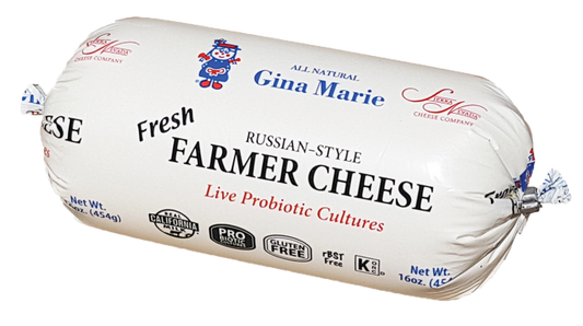 Gina Marie Farmer Cheese 10/1lb chubs