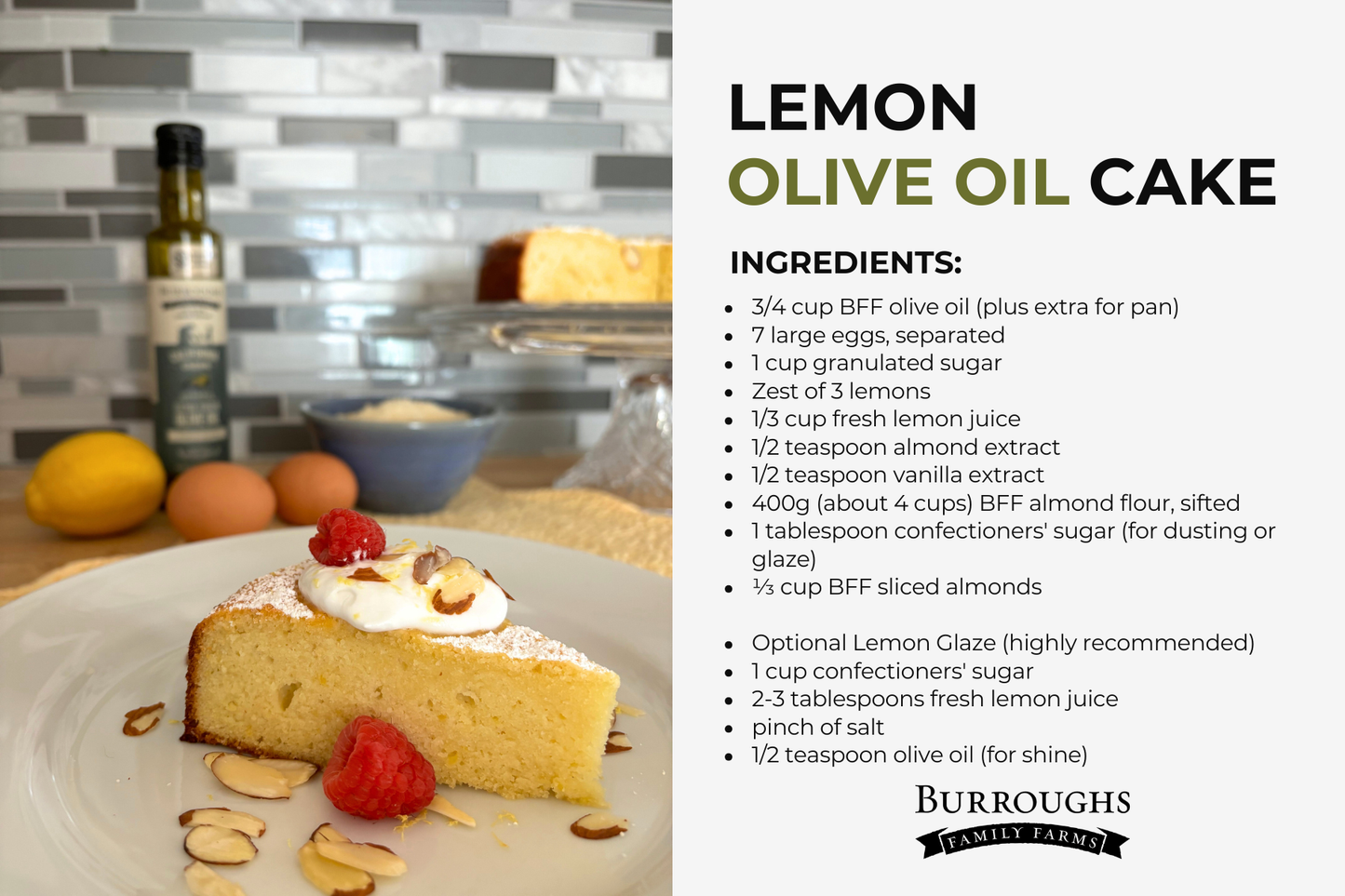 Regenerative Organic Artisan Olive Oil Cake Kit