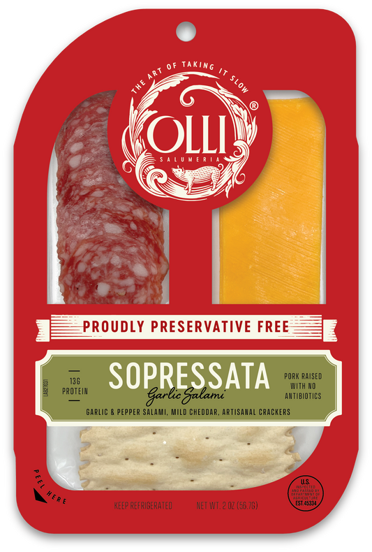 Olli Sopressata & Cheddar Snack Pack