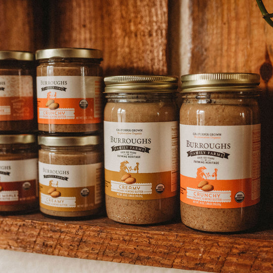 Photo of almond butter jars