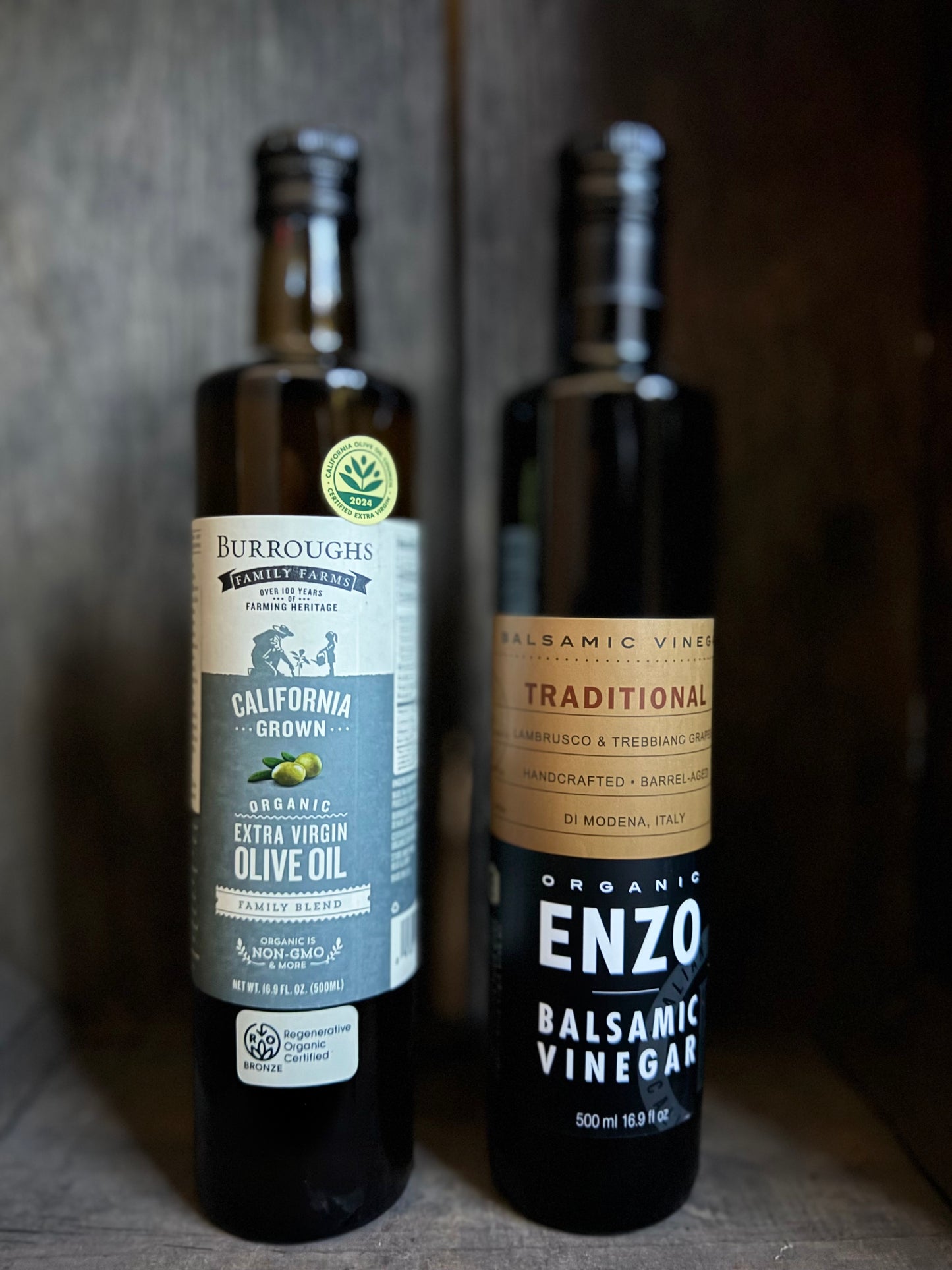 Regenerative Organic Olive Oil & Organic Balsamic Gift Box