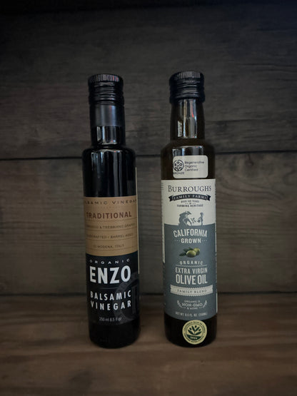 Regenerative Organic Olive Oil & Organic Balsamic Gift Box