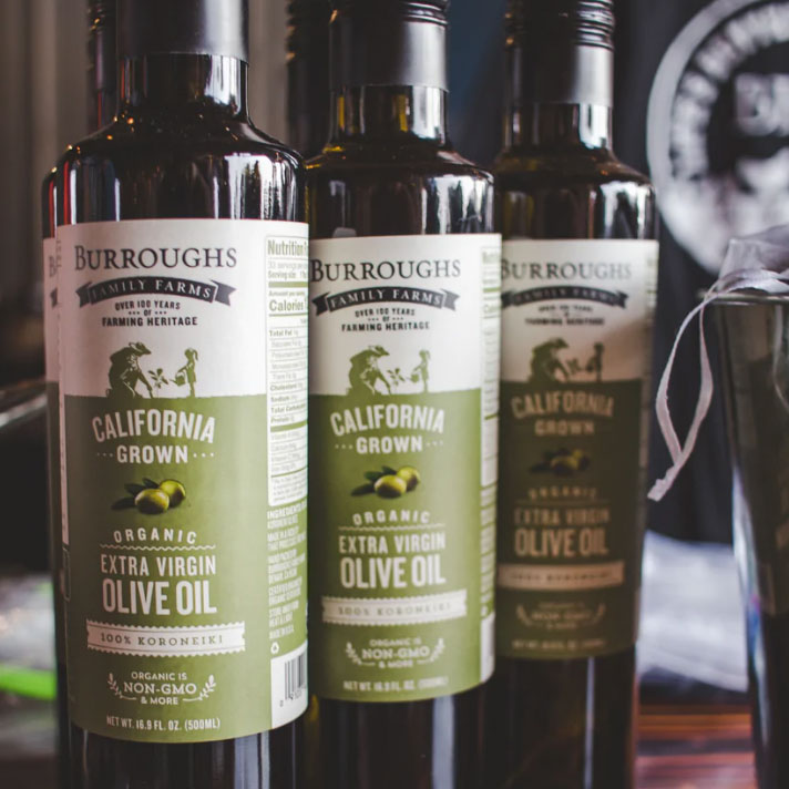 photo of 3 olive oil bottles
