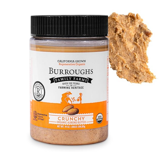 Regenerative Organic Crunchy Almond Butter