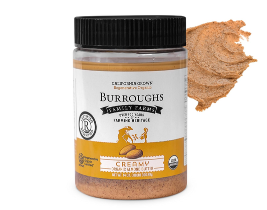 Regenerative Organic Creamy Almond Butter