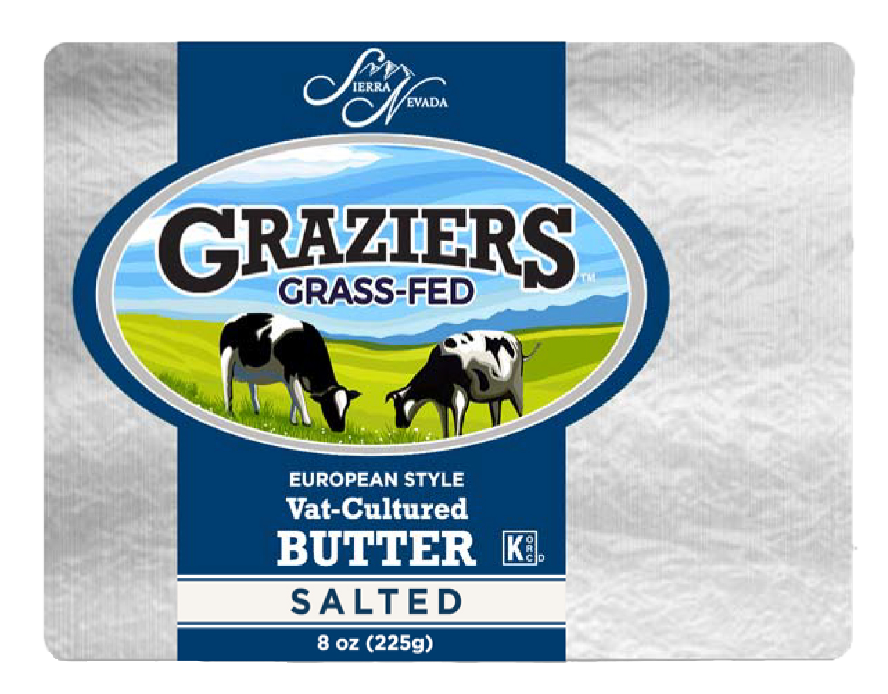 Graziers Vat Cultured Euro-Style Salted Butter 12/8oz
