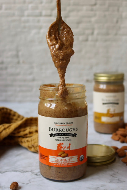 Regenerative Organic Crunchy Almond Butter - 12 Oz