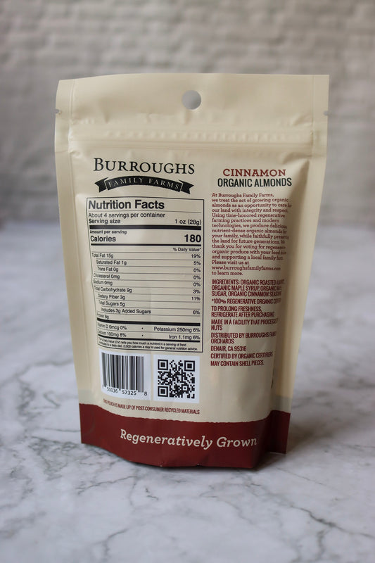 Regenerative Organic Cinnamon Almonds