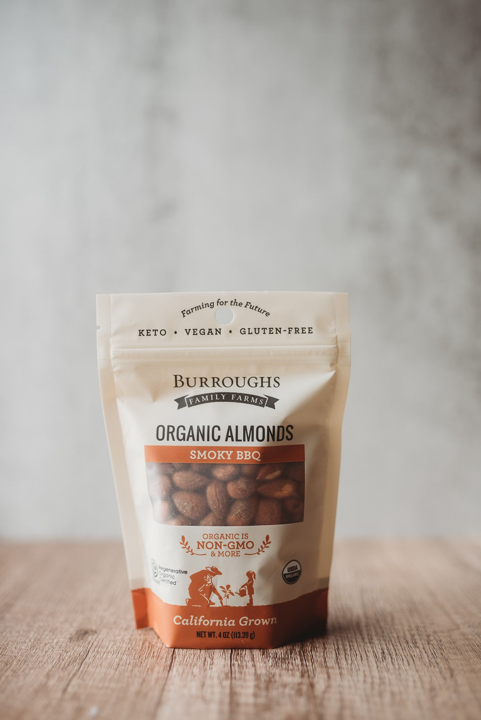 Regenerative Organic Smoky BBQ Almonds