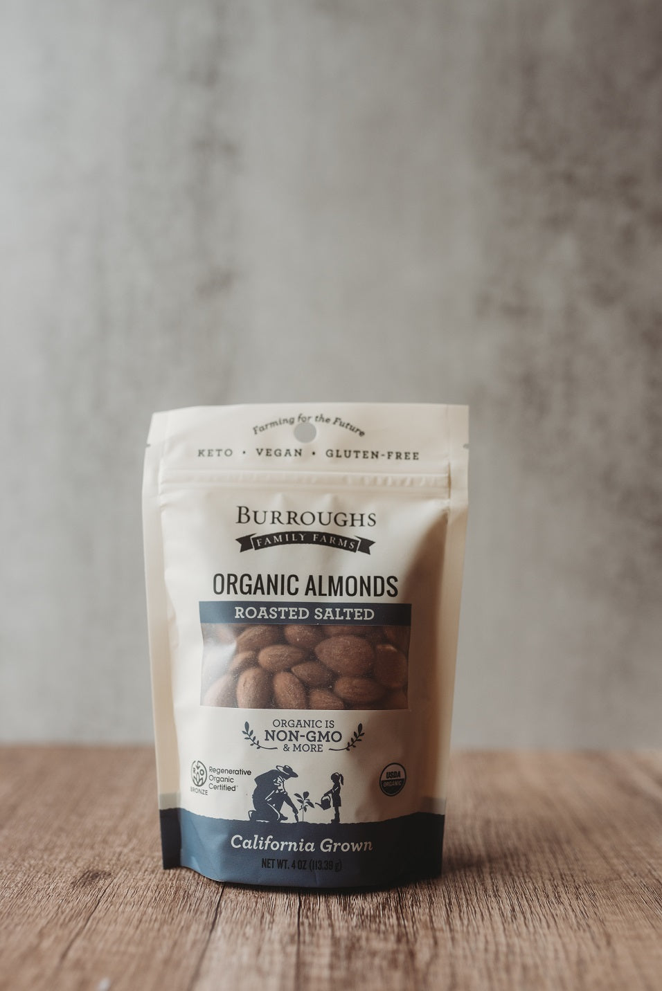 Regenerative Organic Roasted Salted Almonds