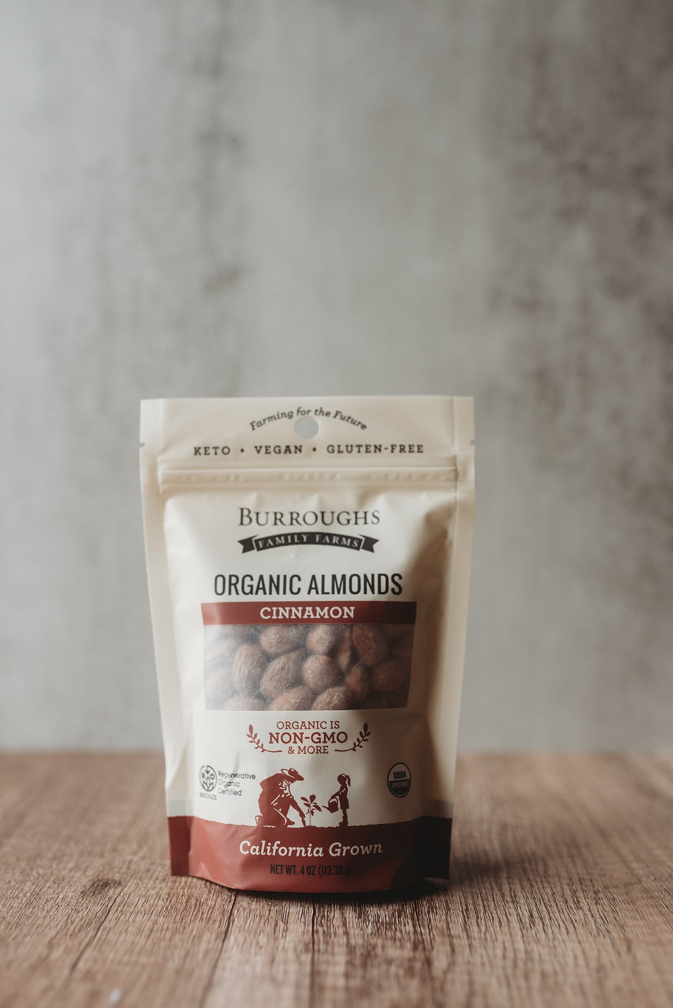 Regenerative Organic Cinnamon Almonds