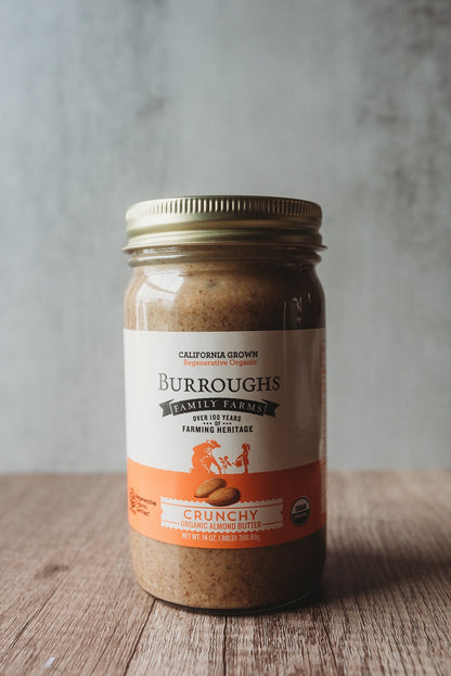 Regenerative Organic Crunchy Almond Butter - 12 Oz